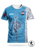 Japanese Style Soccer Jersey With Logo Design Breathable Quick-Dry For Sports Youths Japanese Culture Lovers Perfect Sports Gift